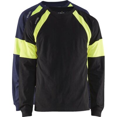 Blåklåder Blåkläder 3520 T-Shirt Lang Ærme / T-Shirt Lang Ærme - 4xl - Marineblå/high Vis Gul Blåklåder Blåkläder 3520 T-Shirt Lang Ærme / T-Shirt Lang Ærme - 4xl - Marineblå/high Vis Gul