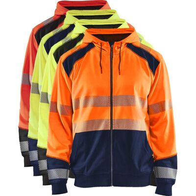 Blåklåder Blåkläder 3546 High Vis Hættetrøje / High Vis Hættetrøje - M - High Vis Rød/sort Blåklåder Blåkläder 3546 High Vis Hættetrøje / High Vis Hættetrøje - M - High Vis Rød/sort