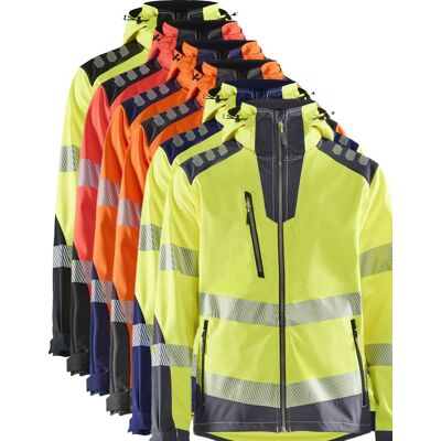 Blåklåder Blåkläder 4491 High Vis Softshell Jakke / High Vis Softshell Arbejdsjakke - M - High Vis Rød/sort Blåklåder Blåkläder 4491 High Vis Softshell Jakke / High Vis Softshell Arbejdsjakke - M - High Vis Rød/sort