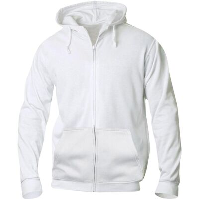 Clique Hvid Hættetrøje XL - Hoodies Clique Hvid Hættetrøje XL - Hoodies