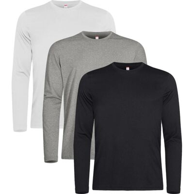 Clique 29040 Basic Active-T Ls Grey Melange L Clique 29040 Basic Active-T Ls Grey Melange L