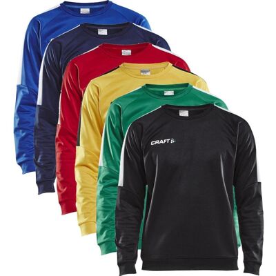 Craft 1906980 Progress R-Neck Sweather M Herre / Sweatshirt / Sportstrøje / Trøje Team Green-White Xs Craft 1906980 Progress R-Neck Sweather M Herre / Sweatshirt / Sportstrøje / Trøje Team Green-White Xs