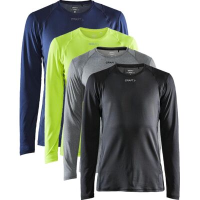 Craft 1908754 Adv Essence Ls Tee M Herre Dk Grey Melange Xl Craft 1908754 Adv Essence Ls Tee M Herre Dk Grey Melange Xl
