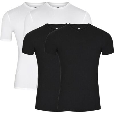 Dovre 2-Pak Bambus Rundhals T-Shirt Dovre 2-Pak Bambus Rundhals T-Shirt