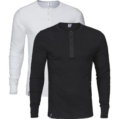 Dovre Model 1/1 Rib Langærmet T-Shirt - T-Shirt Dovre Model 1/1 Rib Langærmet T-Shirt - T-Shirt