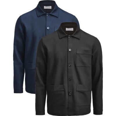 J. Harvest & Frost 2962101 Patch Pocket Overshirt Unisex Black S (38) J. Harvest & Frost 2962101 Patch Pocket Overshirt Unisex Black S (38)