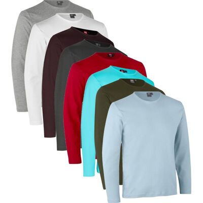 ID Identity Id 0518 Interlock T-Shirt L/æ-Koks Grå-L ID Identity Id 0518 Interlock T-Shirt L/æ-Koks Grå-L