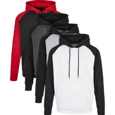 Build Your Brand Basic Heather Grey/Black Hættetrøje - Hættetrøje Build Your Brand Basic Heather Grey/Black Hættetrøje - Hættetrøje