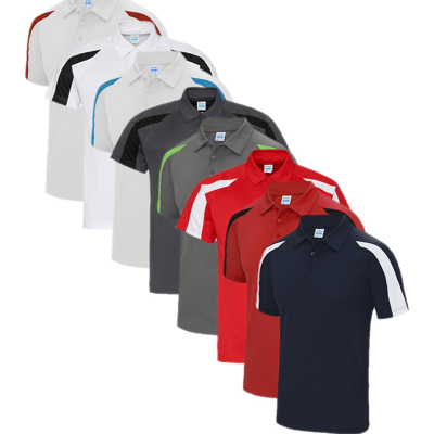 Just Cool JC043 Poloshirt - Kontrastfarver UV UPF 40+ Just Cool JC043 Poloshirt - Kontrastfarver UV UPF 40+