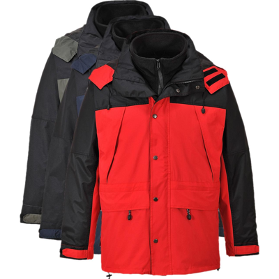 Portwest S532 Orkney 3 I 1 Åndbar Jakke 2xl Grå Portwest S532 Orkney 3 I 1 Åndbar Jakke 2xl Grå