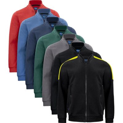 Projob 642129 2129 Sweatshirt Med Gennemgående Lynlås / Arbejdstrøje Grey 4xl Projob 642129 2129 Sweatshirt Med Gennemgående Lynlås / Arbejdstrøje Grey 4xl