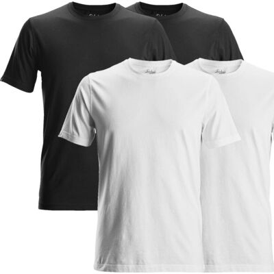 Snickers 2529 T-Shirt, 2-Pak. Hvid Xs Snickers 2529 T-Shirt, 2-Pak. Hvid Xs