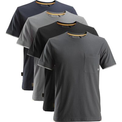 Snickers 2598 Allroundwork, 37.5® T-Shirt Med Korte Ærmer Grå Xl Snickers 2598 Allroundwork, 37.5® T-Shirt Med Korte Ærmer Grå Xl