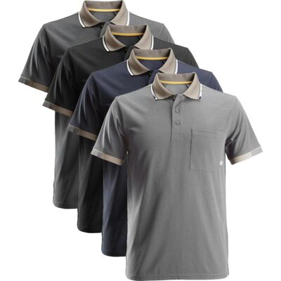 Snickers 2724 Allroundwork, 37.5® Polo Shirt Med Korte Ærmer Grå Xs Snickers 2724 Allroundwork, 37.5® Polo Shirt Med Korte Ærmer Grå Xs