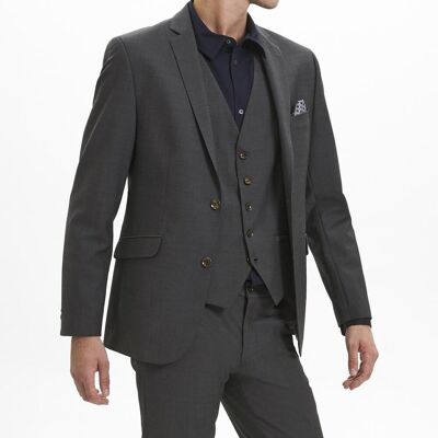 Sunwill 2015-6904 Uldblazer I Modern Fit Herre / Blazer Medium Grey 30 Sunwill 2015-6904 Uldblazer I Modern Fit Herre / Blazer Medium Grey 30