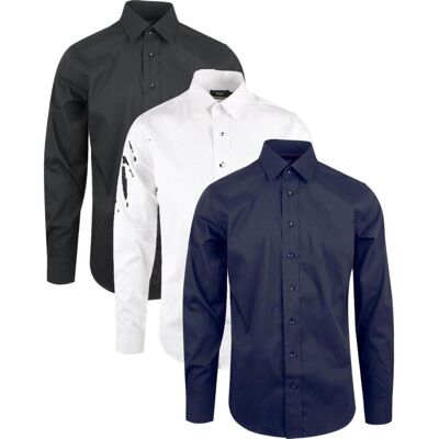 You Brands 8521 Sanremo L/e / Skjorte Sort Xxl You Brands 8521 Sanremo L/e / Skjorte Sort Xxl