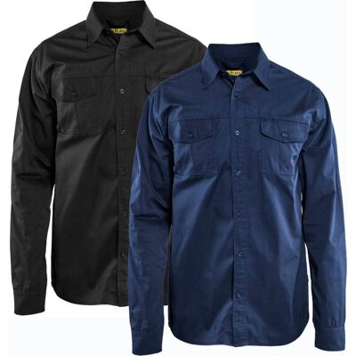 Blåklåder Blåkläder 3298 Twill Skjorte / Twill Skjorte - L - Marineblå Blåklåder Blåkläder 3298 Twill Skjorte / Twill Skjorte - L - Marineblå