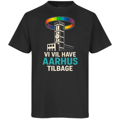 Gildan Vi Vil Have Aarhus Tilbage - T-Shirts I Sort Incl. Print-Sort-S Gildan Vi Vil Have Aarhus Tilbage - T-Shirts I Sort Incl. Print-Sort-S