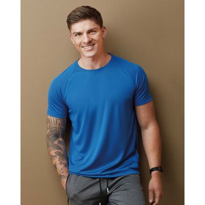 Stedman Blå Mesh T-shirt - Active 140 Raglan Stedman Blå Mesh T-shirt - Active 140 Raglan