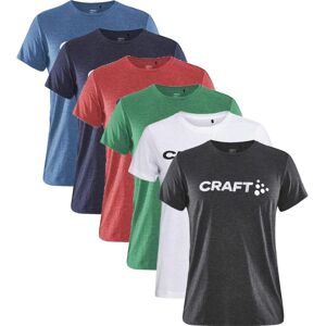 Craft 1913422 Community Logo Ss Tee W Kvinde White/melange Xs