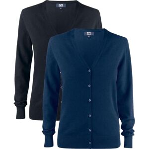 Cutter & Buck 355425 Oakville Cardigan Ladies Dark Navy M