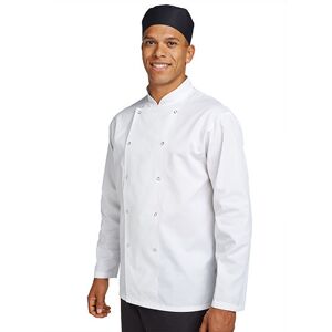 Dennys London Dl900 Unisex Long Sleeve Chef Jacket White S
