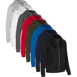 Id 0639 Core Hoodie   Zip   Dame-Rød-3xl