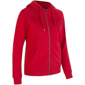 Id 0639 Core Hoodie   Zip   Dame-Rød-Xl