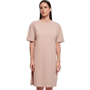 Build Your Brand By181 Ladies´ Organic Oversized Slit Tee Dress Dusk Rose Xl Build Your Brand By181 Ladies´ Organic Oversized Slit Tee Dress Dusk Rose Xl