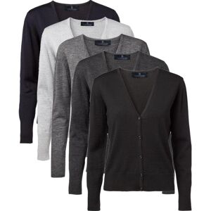 Cc55 50137 Copenhagen Women'S Cardigan V Neck Hem Rib Dame Charcoal Melange 3xl Cc55 50137 Copenhagen Women'S Cardigan V Neck Hem Rib Dame Charcoal Melange 3xl