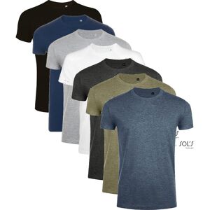 Sol´s L189 T-Shirts Charcoal Melange Xl Sol´s L189 T-Shirts Charcoal Melange Xl