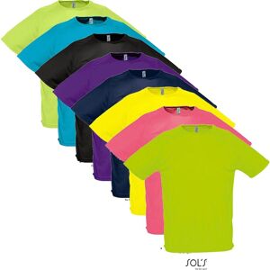 Sol's L198 Neon Grøn Sporty T-shirt Sol's L198 Neon Grøn Sporty T-shirt