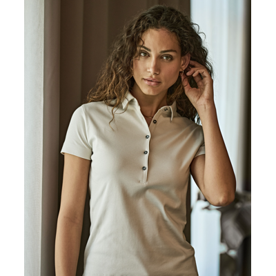 Tee Jays Hvid Pima Bomuld Polo TJ1441 - Polo Shirt Tee Jays Hvid Pima Bomuld Polo TJ1441 - Polo Shirt