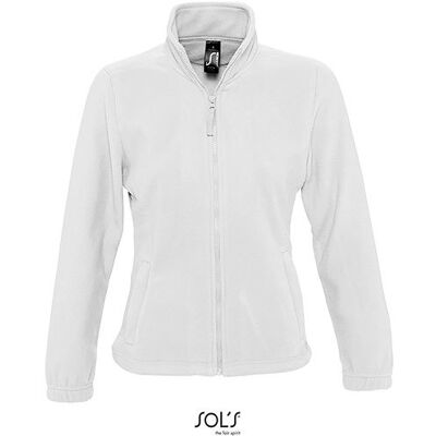 Sol´s L745, Jakker Women´s Fleece Jacket North - Hvid - M Sol´s L745, Jakker Women´s Fleece Jacket North - Hvid - M