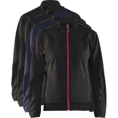 Blåklåder Blåkläder 3394 Dame Sweatshirt Full Zip / Dame Sweatshirt Full Zip - 3xl - Sort/rød Blåklåder Blåkläder 3394 Dame Sweatshirt Full Zip / Dame Sweatshirt Full Zip - 3xl - Sort/rød