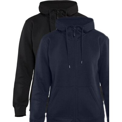 Blaklader 3395 hoodie med fuld lynlås - kvinder - Hættetrøje med fuld lynlås Blaklader 3395 hoodie med fuld lynlås - kvinder - Hættetrøje med fuld lynlås