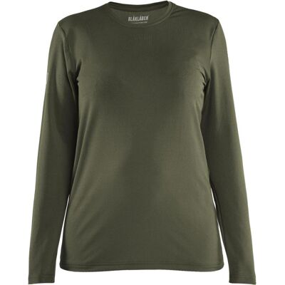 Blåkläder Dame Langærmet Uv T-Shirt 34271126 - Skovgrøn - L Blåkläder Dame Langærmet Uv T-Shirt 34271126 - Skovgrøn - L