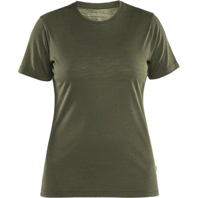 Blåkläder Dame T-Shirt Merinould 35371743 - Skovgrøn - Xl Blåkläder Dame T-Shirt Merinould 35371743 - Skovgrøn - Xl