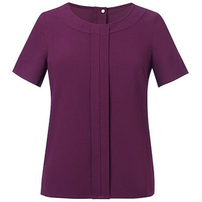 Brook Taverner Br803, Skjorter Women´s Verona Short Sleeve Blouse - Bourgogne - 22 (50) Brook Taverner Br803, Skjorter Women´s Verona Short Sleeve Blouse - Bourgogne - 22 (50)