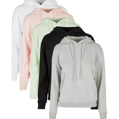Build Your Brand Stor Grøn Oversized Hættetrøje - Hættetrøje Build Your Brand Stor Grøn Oversized Hættetrøje - Hættetrøje