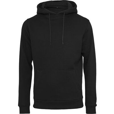 Build Your Brand By011, Hættetrøje Heavy Hoody - Sort - S Build Your Brand By011, Hættetrøje Heavy Hoody - Sort - S