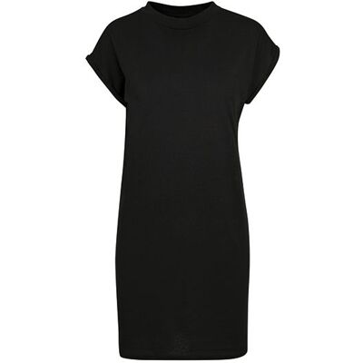 Build Your Brand By101, Kjoler Ladies´ Turtle Extended Shoulder Dress - Sort - L Build Your Brand By101, Kjoler Ladies´ Turtle Extended Shoulder Dress - Sort - L