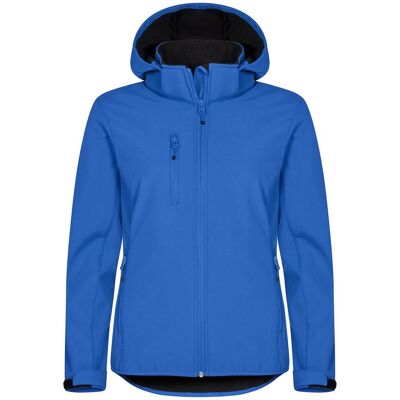 Clique 200917 Classic Softshell Hoodie Lady / Softshell Dame Jakke Med Aftagelig Hætte - Kongeblå - S Clique 200917 Classic Softshell Hoodie Lady / Softshell Dame Jakke Med Aftagelig Hætte - Kongeblå - S