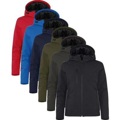 Clique dames vandtæt softshell jakke med hætte og microfleece Clique dames vandtæt softshell jakke med hætte og microfleece