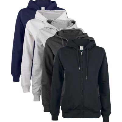 Clique 21005 Premium Oc Hoody Full Zip Ladies / Hættetrøje Antracit 2xl Clique 21005 Premium Oc Hoody Full Zip Ladies / Hættetrøje Antracit 2xl