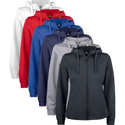 Clique 21015 Basic Active Hoody Full Zip Ladies / Hættetrøje Kongeblå M Clique 21015 Basic Active Hoody Full Zip Ladies / Hættetrøje Kongeblå M