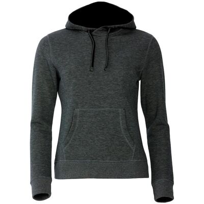 Clique 21042 Classic Hoodie Ladies / Dame Hættetrøje - Antracit Melange - Xl Clique 21042 Classic Hoodie Ladies / Dame Hættetrøje - Antracit Melange - Xl