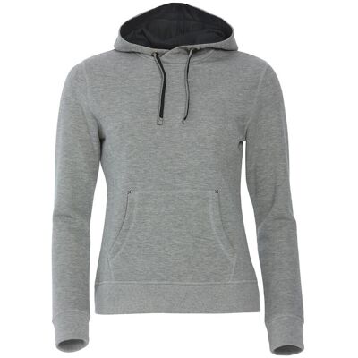 Clique 21042 Classic Hoodie Ladies / Dame Hættetrøje - Gråmeleret - Xl Clique 21042 Classic Hoodie Ladies / Dame Hættetrøje - Gråmeleret - Xl