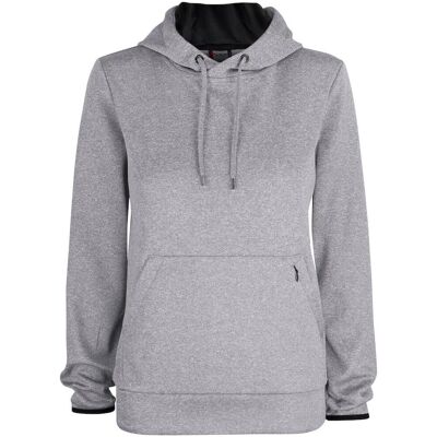 Clique 21063 Oakdale Ladies / Dame Hættetrøje, Trøje - Gråmeleret - 3xl Clique 21063 Oakdale Ladies / Dame Hættetrøje, Trøje - Gråmeleret - 3xl