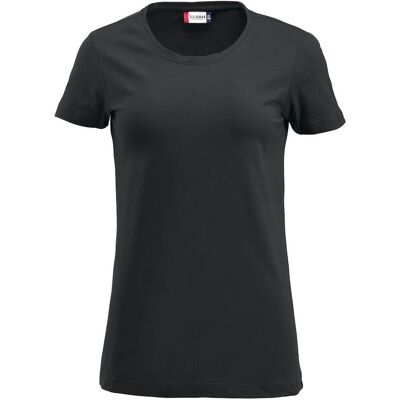 Clique 29317 Carolina S/s / Dame Stretch Top / T-Shirts I Single Jersey - Sort - 3xl Clique 29317 Carolina S/s / Dame Stretch Top / T-Shirts I Single Jersey - Sort - 3xl